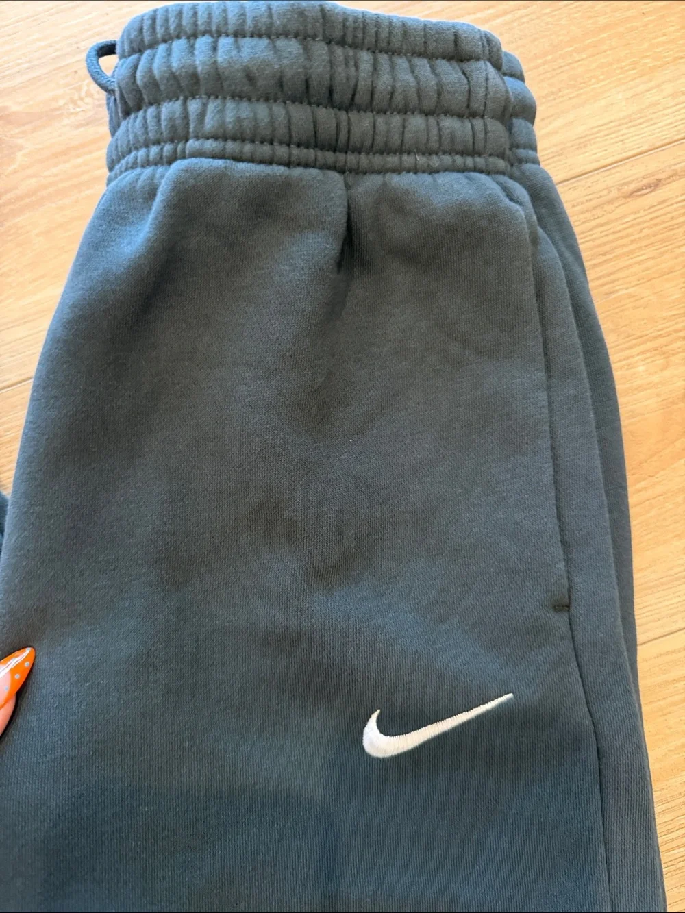 Nike Woman Navy Sweatpants with White Swoosh
